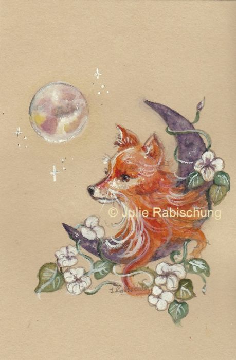 Moon fox by Julie Rabischung
